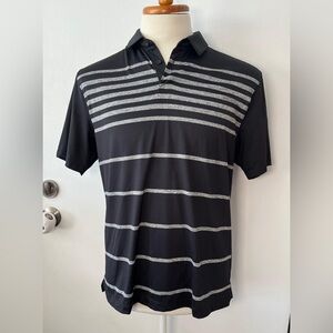 Under armour men’s polo t-shirt loose fit black grey L
